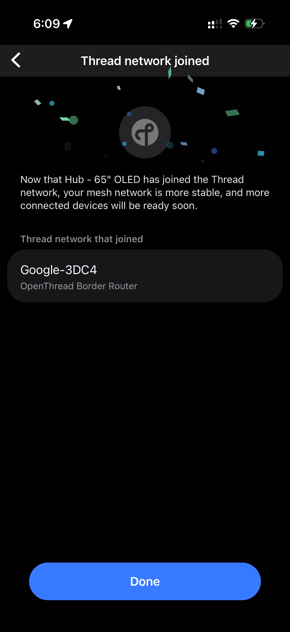 Joining A Samsung TV Hub to an existing OTBR Thread network